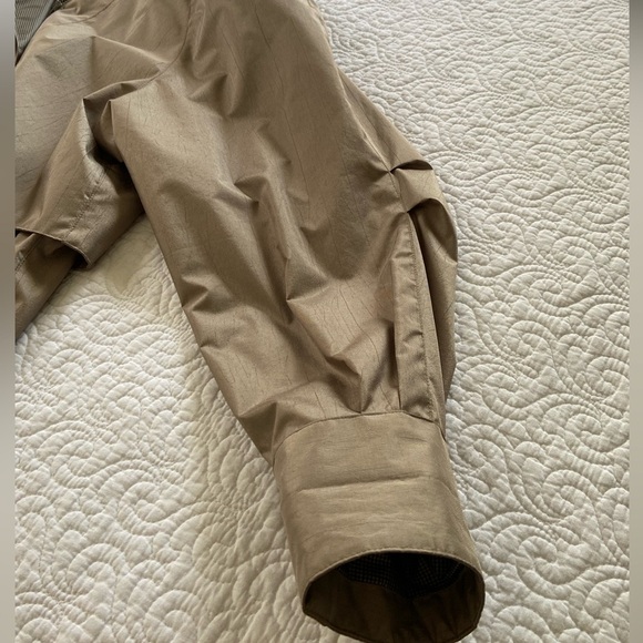 Mariel 80’s/90’s Vintage Raincoat Taupe Size Small - Picture 6 of 15